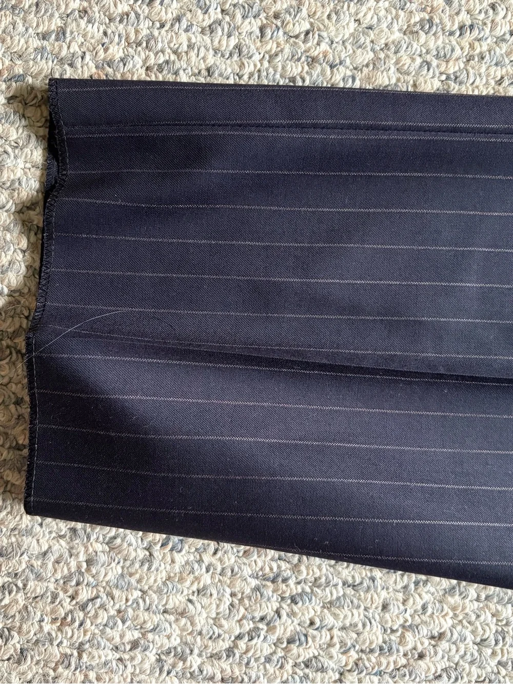 Brooks Brothers Navy Pinstripe Two-Button Sport Coat
